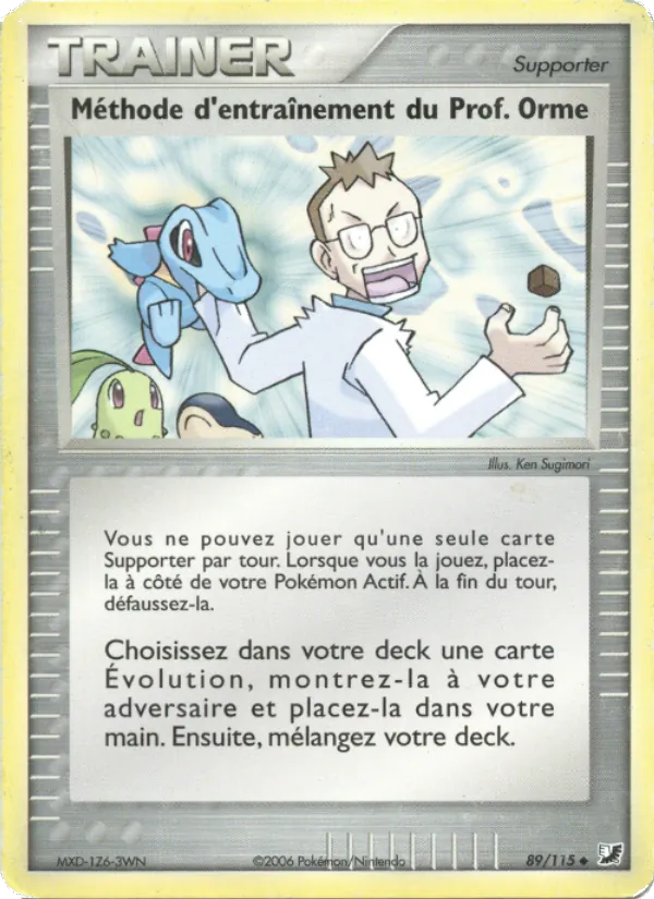 Méthode d'entraînement du Prof. Orme