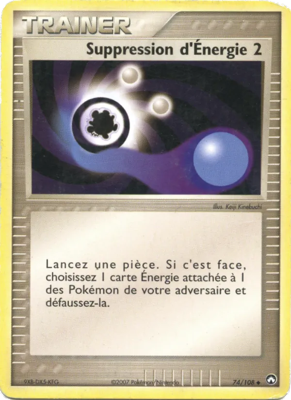 Suppression d'Énergie 2