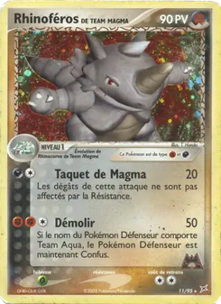 Rhinoféros de Team Magma