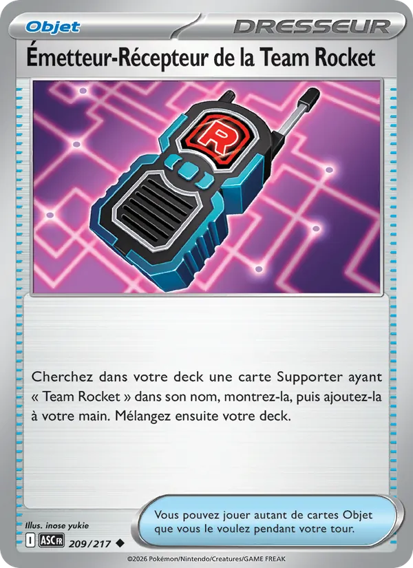 Émetteur-Récepteur de la Team Rocket