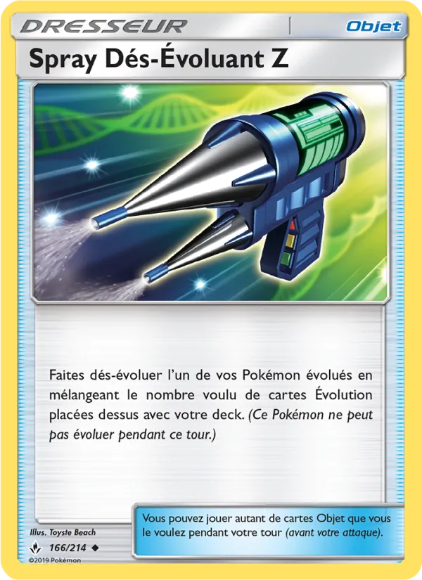 Spray Dés-Évoluant Z