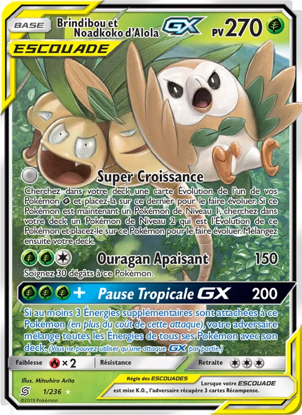 Brindibou et Noadkoko d’Alola GX