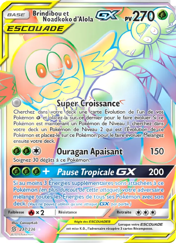 Brindibou et Noadkoko d’Alola GX