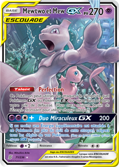 Mewtwo et Mew GX