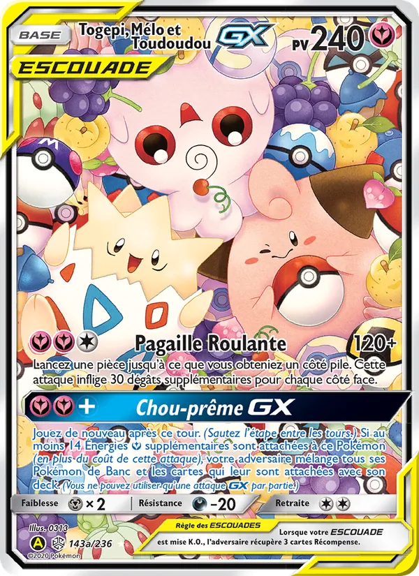 Togepi, Mélo et Toudoudou GX
