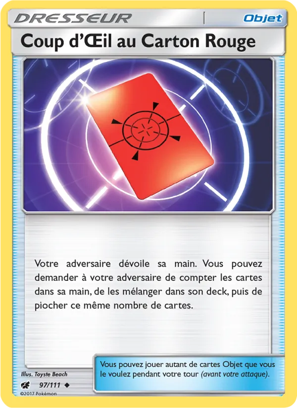 Coup d’Œil au Carton Rouge
