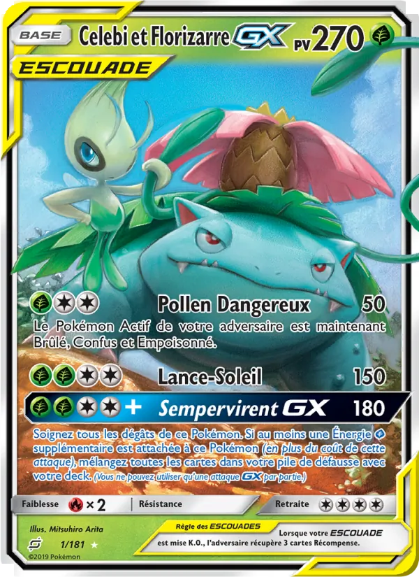 Celebi et Florizarre GX