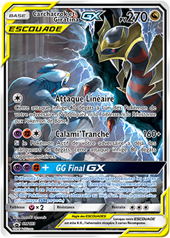 Carchacrok et Giratina GX