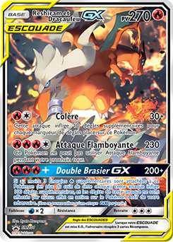 Reshiram et Dracaufeu GX