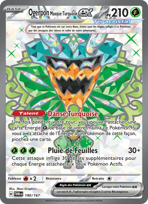 Ogerpon Masque Turquoise-ex