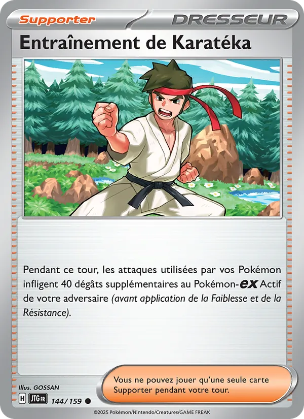 Entraînement de Karatéka