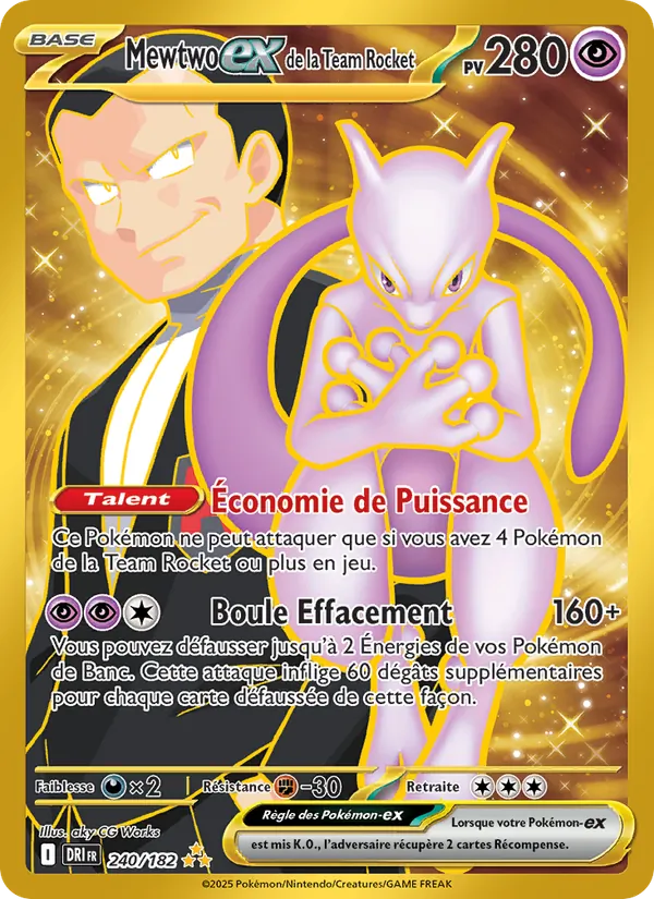 Mewtwo-ex de la Team Rocket
