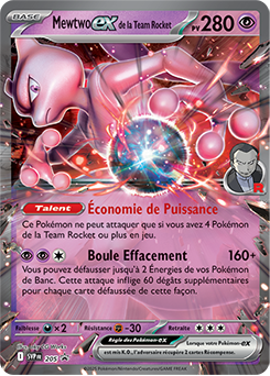 Mewtwo-ex de la Team Rocket