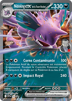 Nidoking-ex de la Team Rocket