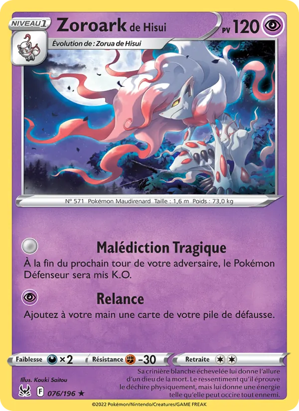 Zoroark de Hisui